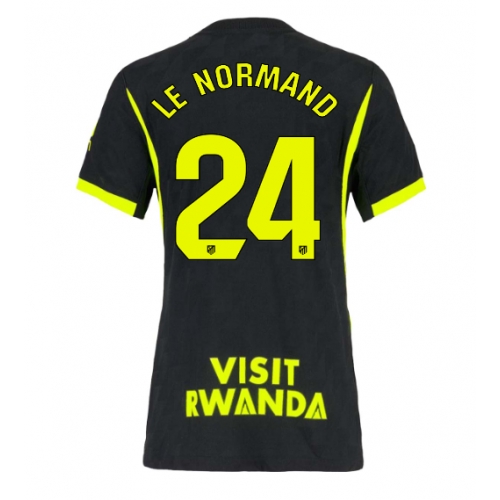 Atletico Madrid Robin Le Normand #24 Maglia Gara Trasferta Repliche 2026-27 Donna Maniche Corte Atletico Madrid Robin Le Normand #24 Maglia Gara Trasferta Repliche 2026-27 Donna Maniche Corte